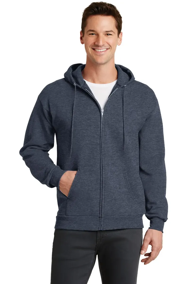 Port & Co Core Fleece Full-Zip Hooded Sweatshirt. PC78ZH - additional view 8