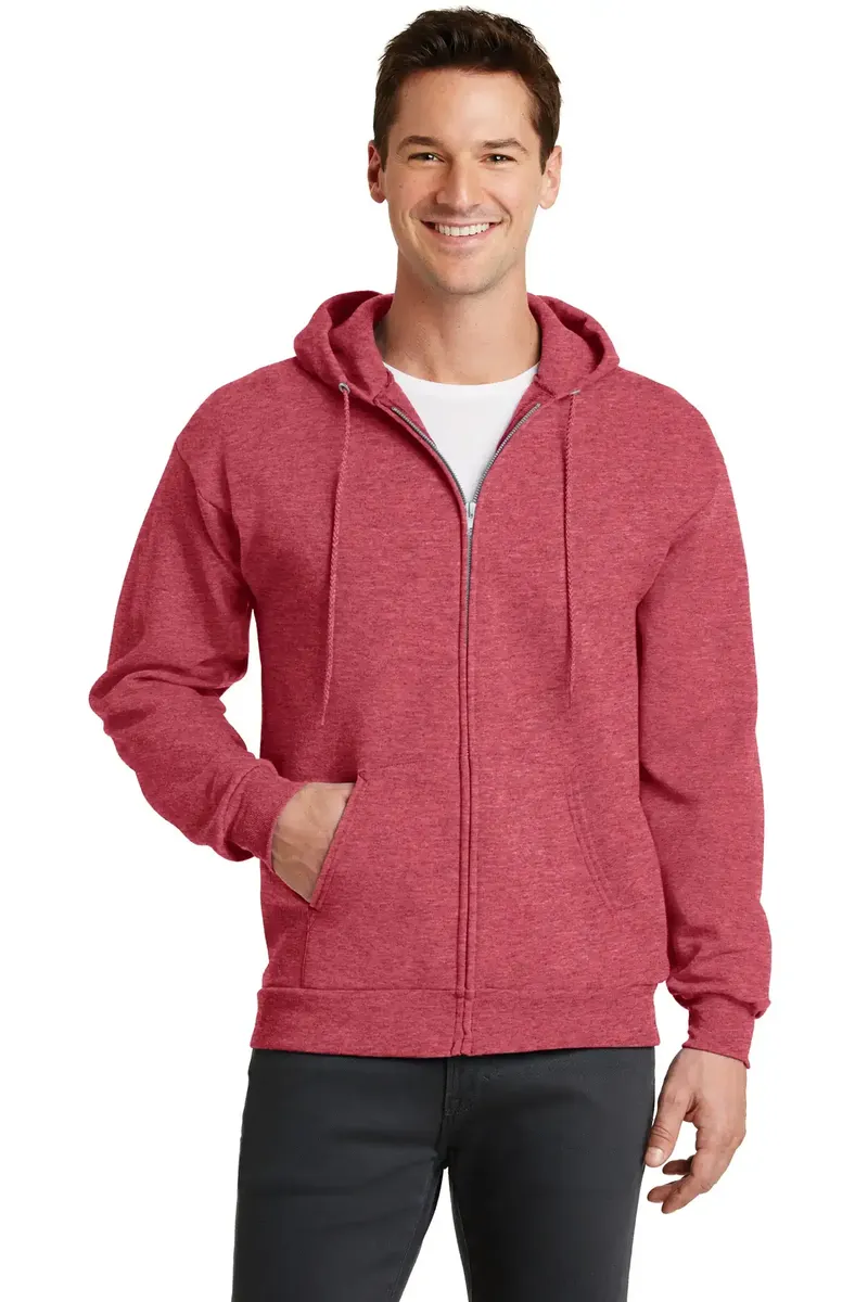 Port & Co Core Fleece Full-Zip Hooded Sweatshirt. PC78ZH - additional view 2