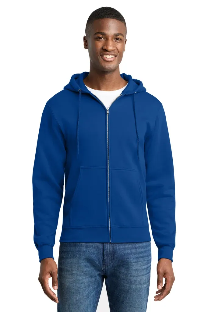 Port & Co Core Fleece Full-Zip Hooded Sweatshirt. PC78ZH - additional view 6