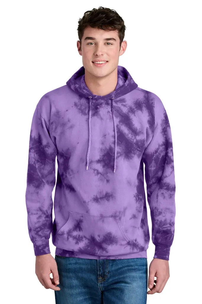 Port & Co Crystal Tie-Dye Pullover Hoodie PC144 - additional view 3