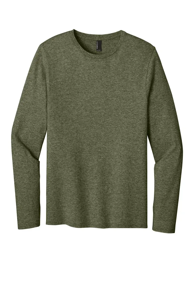 Port & Co Easy Cotton Long Sleeve Tee PC43LS - additional view 3