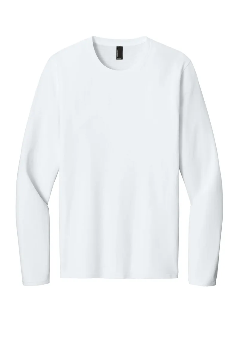 Port & Co Easy Cotton Long Sleeve Tee PC43LS - additional view 5