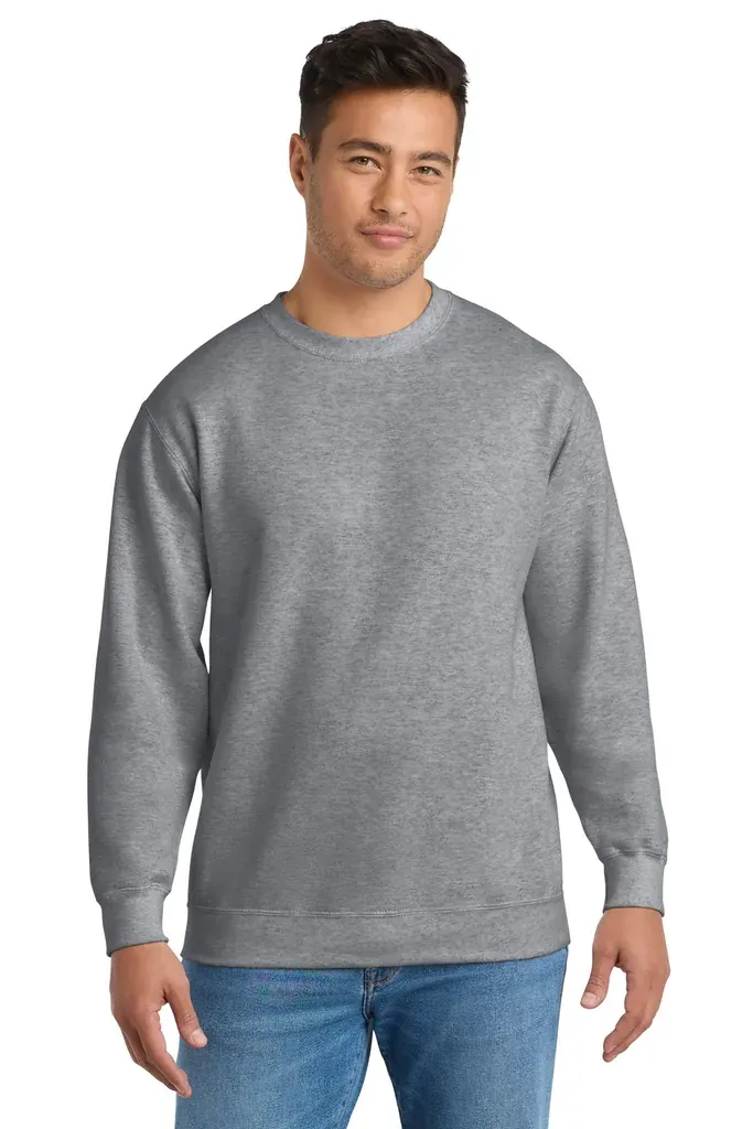 Port & Co Essential Fleece Crewneck Sweatshirt.  PC90 - additional view 12