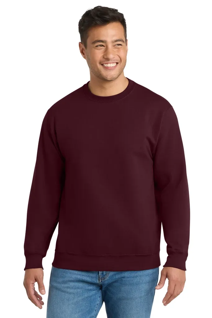 Port & Co Essential Fleece Crewneck Sweatshirt.  PC90 - additional view 2
