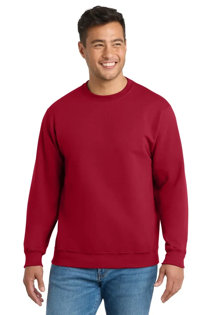 Port & Co Essential Fleece Crewneck Sweatshirt.  PC90 - additional view 7