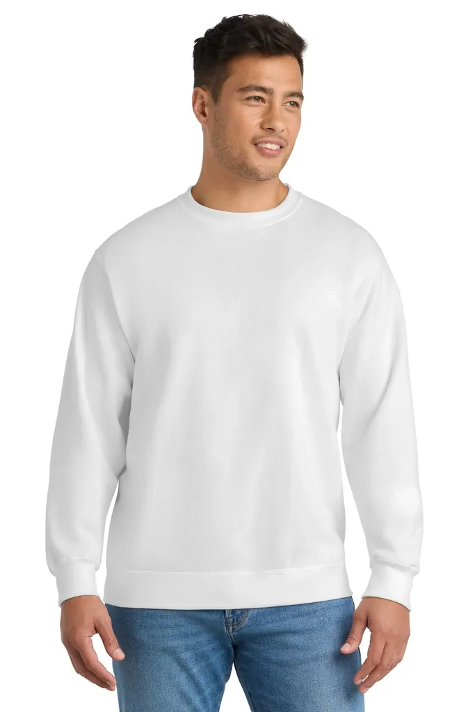 Port & Co Essential Fleece Crewneck Sweatshirt.  PC90 - additional view 5