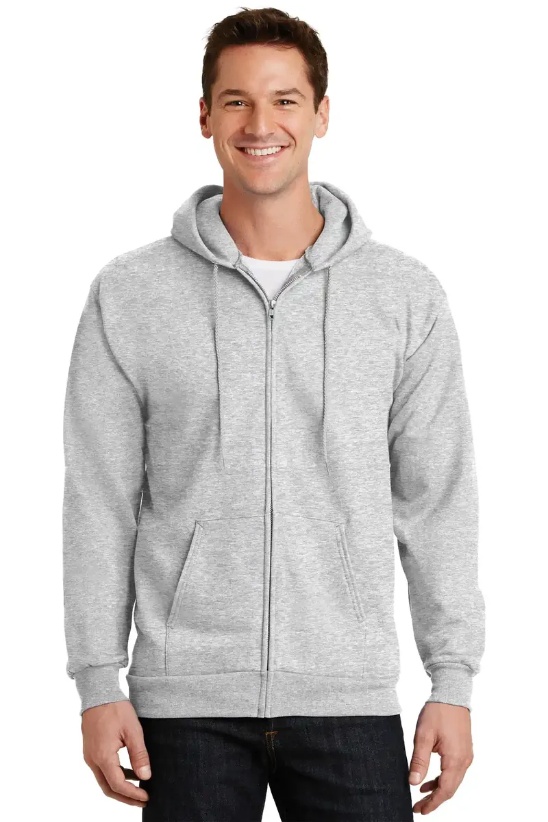 Port & Co Essential Fleece Full-Zip Hooded Sweatshirt.  PC90ZH - additional view 4