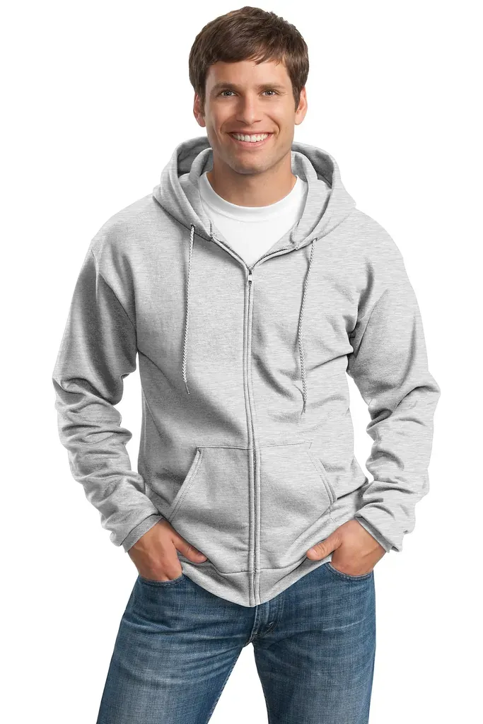Port & Co Essential Fleece Full-Zip Hooded Sweatshirt.  PC90ZH - additional view 11