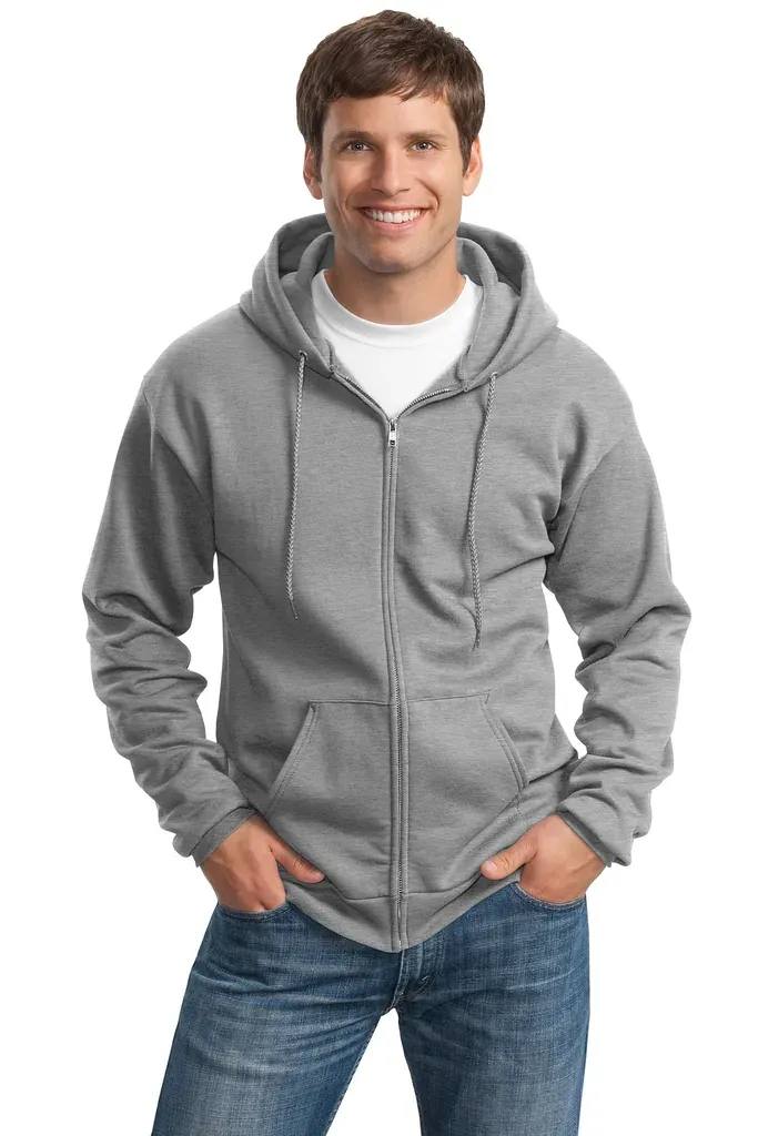 Port & Co Essential Fleece Full-Zip Hooded Sweatshirt.  PC90ZH - additional view 16
