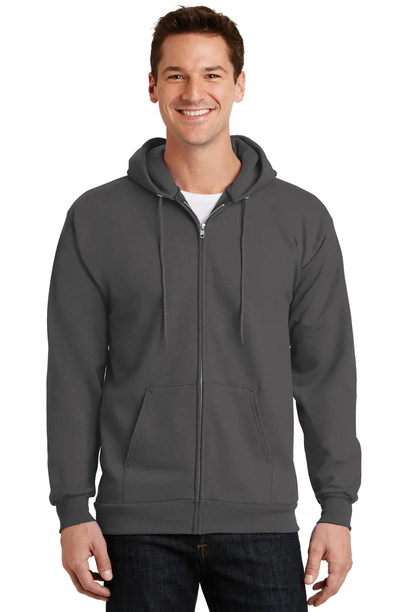 Port & Co Essential Fleece Full-Zip Hooded Sweatshirt.  PC90ZH - additional view 3