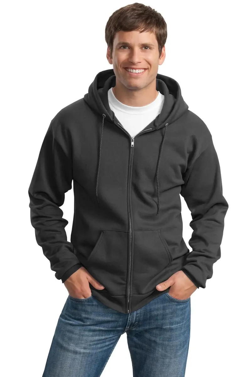 Port & Co Essential Fleece Full-Zip Hooded Sweatshirt.  PC90ZH - additional view 10
