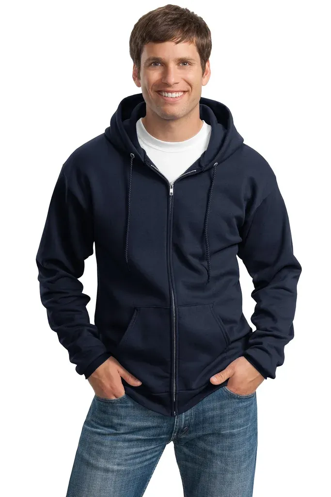 Port & Co Essential Fleece Full-Zip Hooded Sweatshirt.  PC90ZH - additional view 5