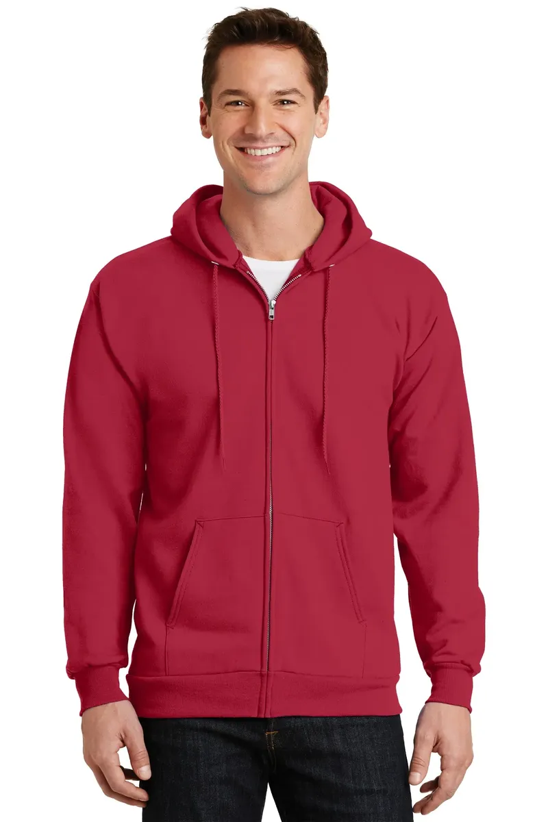 Port & Co Essential Fleece Full-Zip Hooded Sweatshirt.  PC90ZH - additional view 7