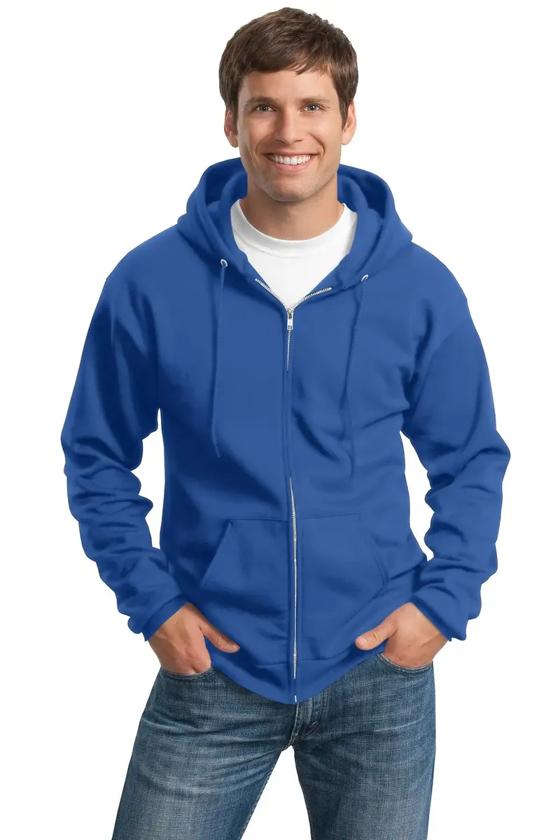 Port & Co Essential Fleece Full-Zip Hooded Sweatshirt.  PC90ZH - additional view 6