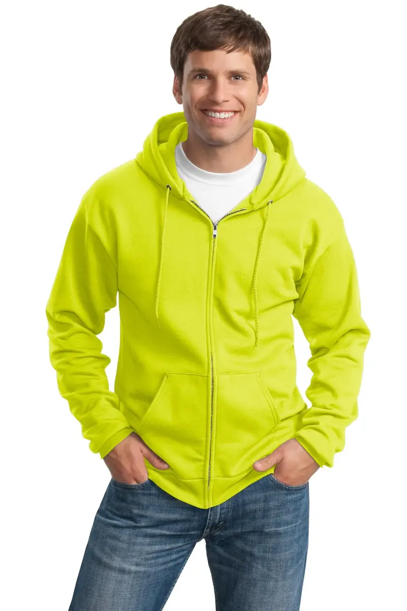 Port & Co Essential Fleece Full-Zip Hooded Sweatshirt.  PC90ZH - additional view 8
