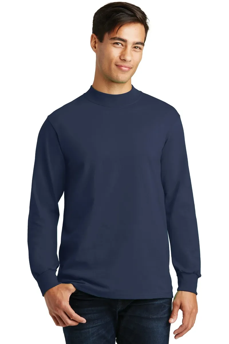 Port & Co Essential Mock Turtleneck.  PC61M