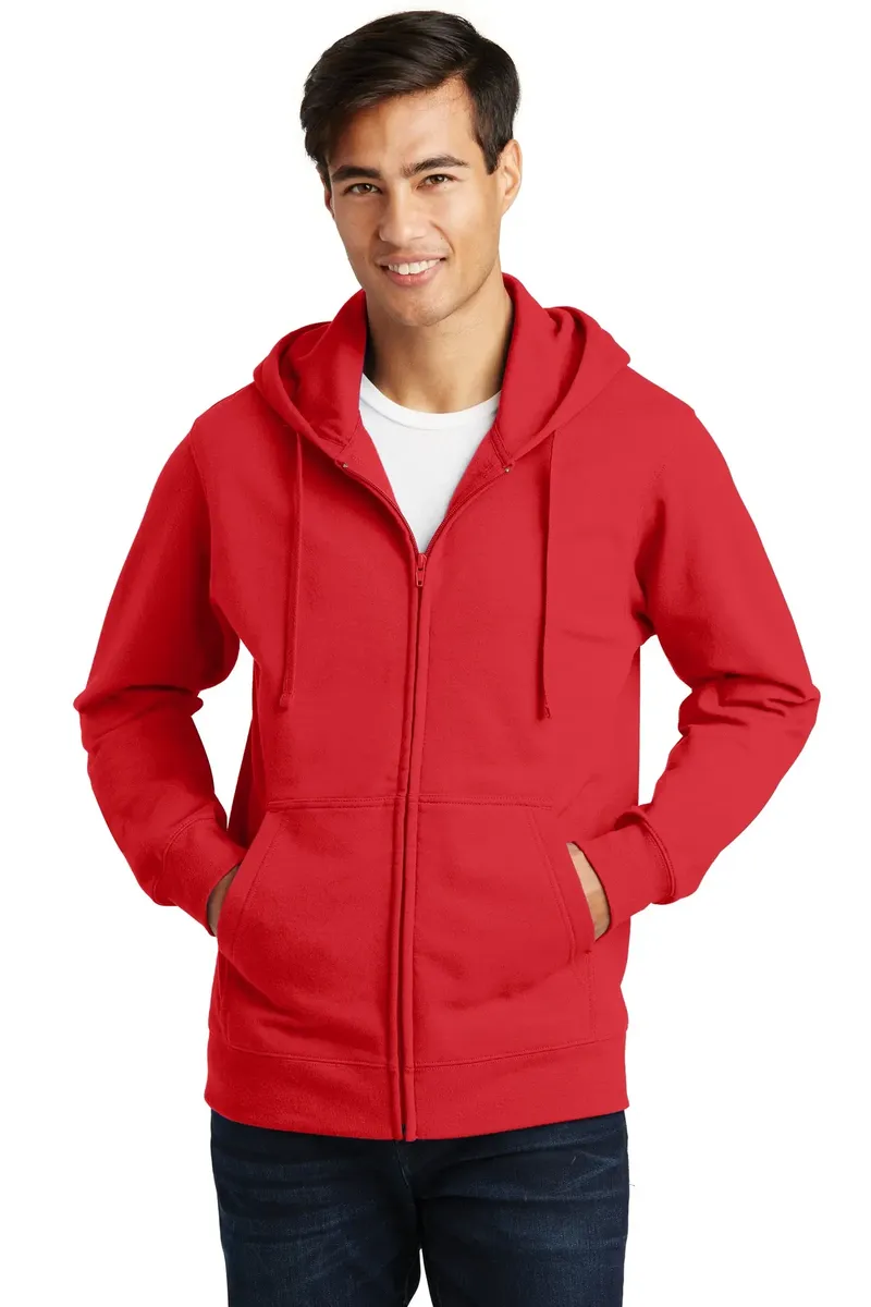 Port & Co Fan Favorite Fleece Full-Zip Hooded Sweatshirt. PC850ZH - additional view 4