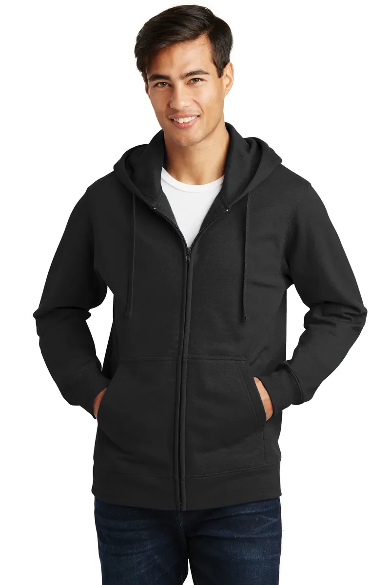 Port & Co Fan Favorite Fleece Full-Zip Hooded Sweatshirt. PC850ZH - additional view 11