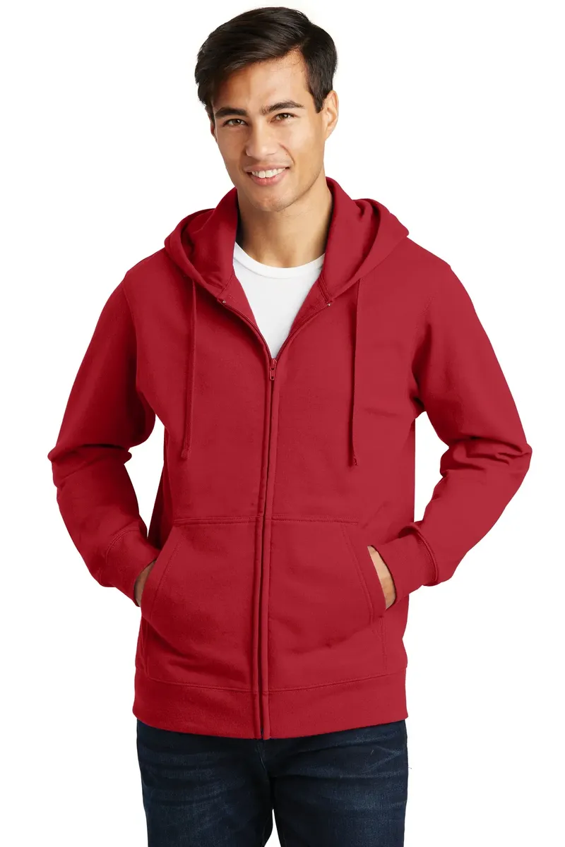 Port & Co Fan Favorite Fleece Full-Zip Hooded Sweatshirt. PC850ZH - additional view 8