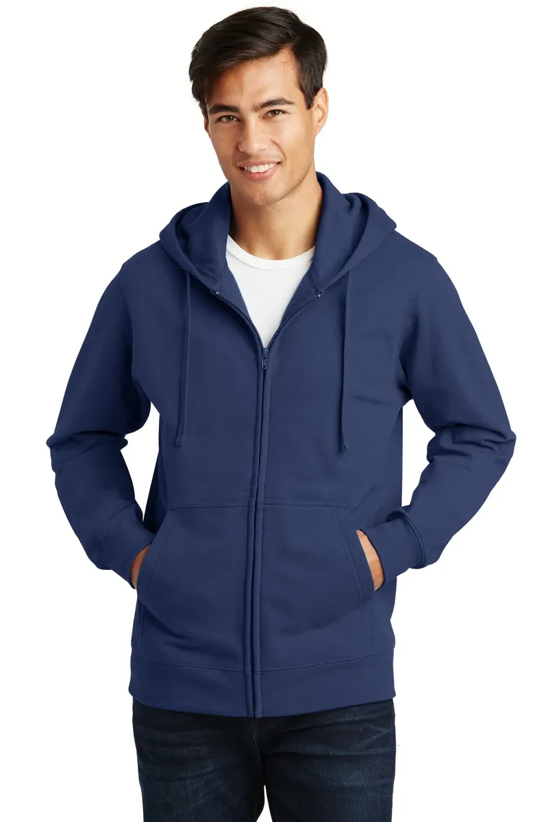 Port & Co Fan Favorite Fleece Full-Zip Hooded Sweatshirt. PC850ZH - additional view 9