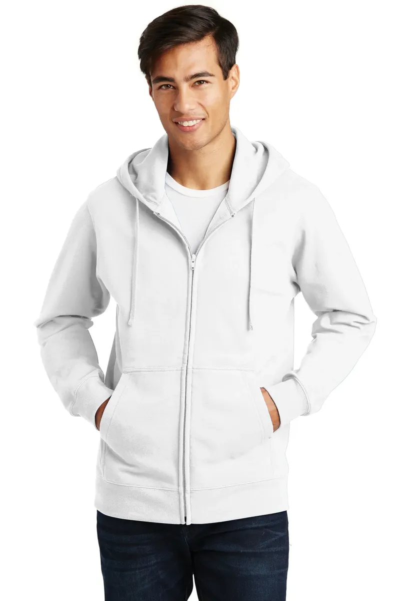 Port & Co Fan Favorite Fleece Full-Zip Hooded Sweatshirt. PC850ZH - additional view 7