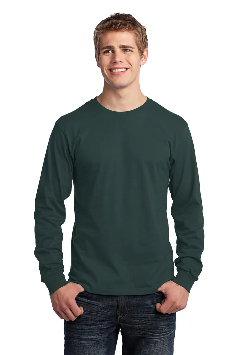 Port & Co Long Sleeve Core Cotton Tee. PC54LS - additional view 3