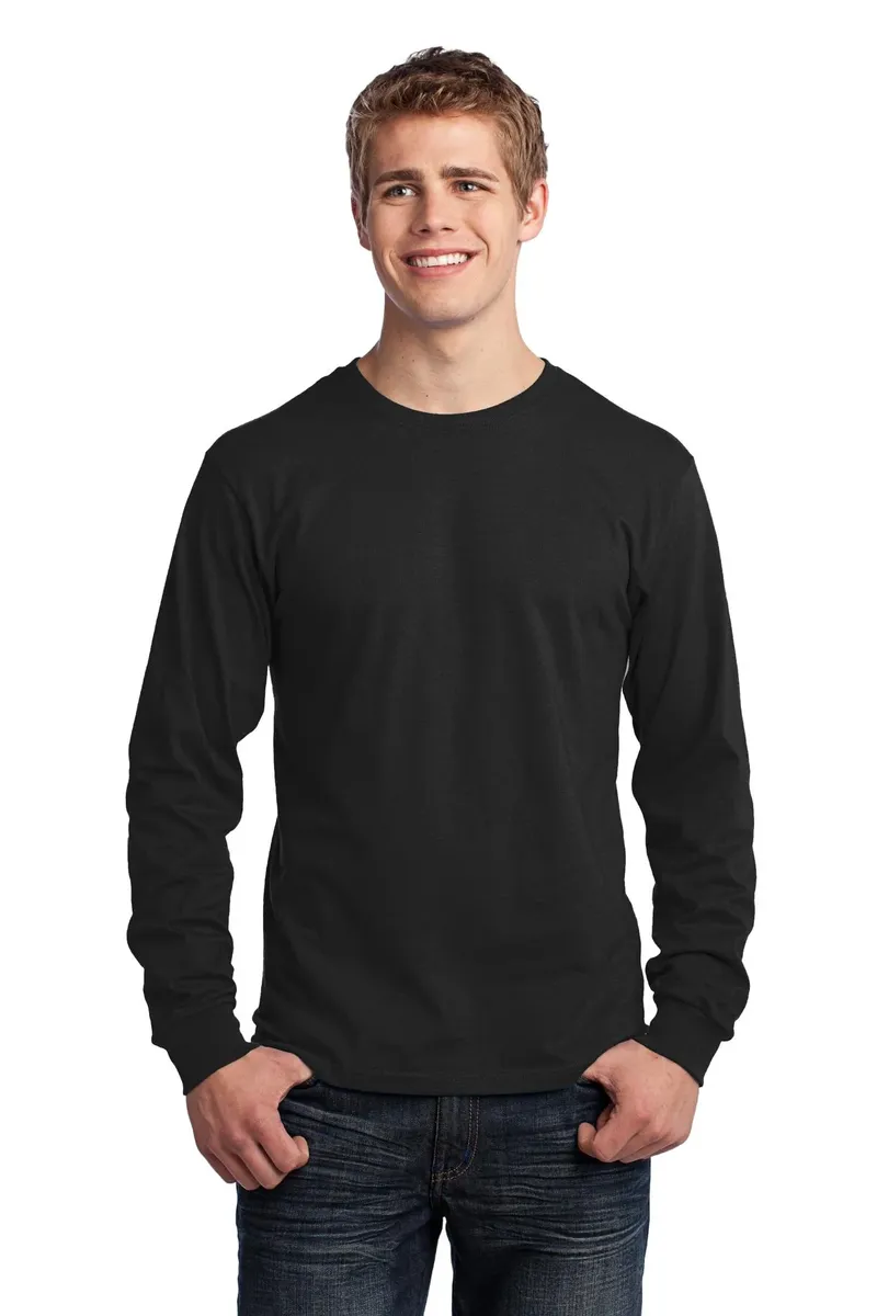 Port & Co Long Sleeve Core Cotton Tee. PC54LS - additional view 2