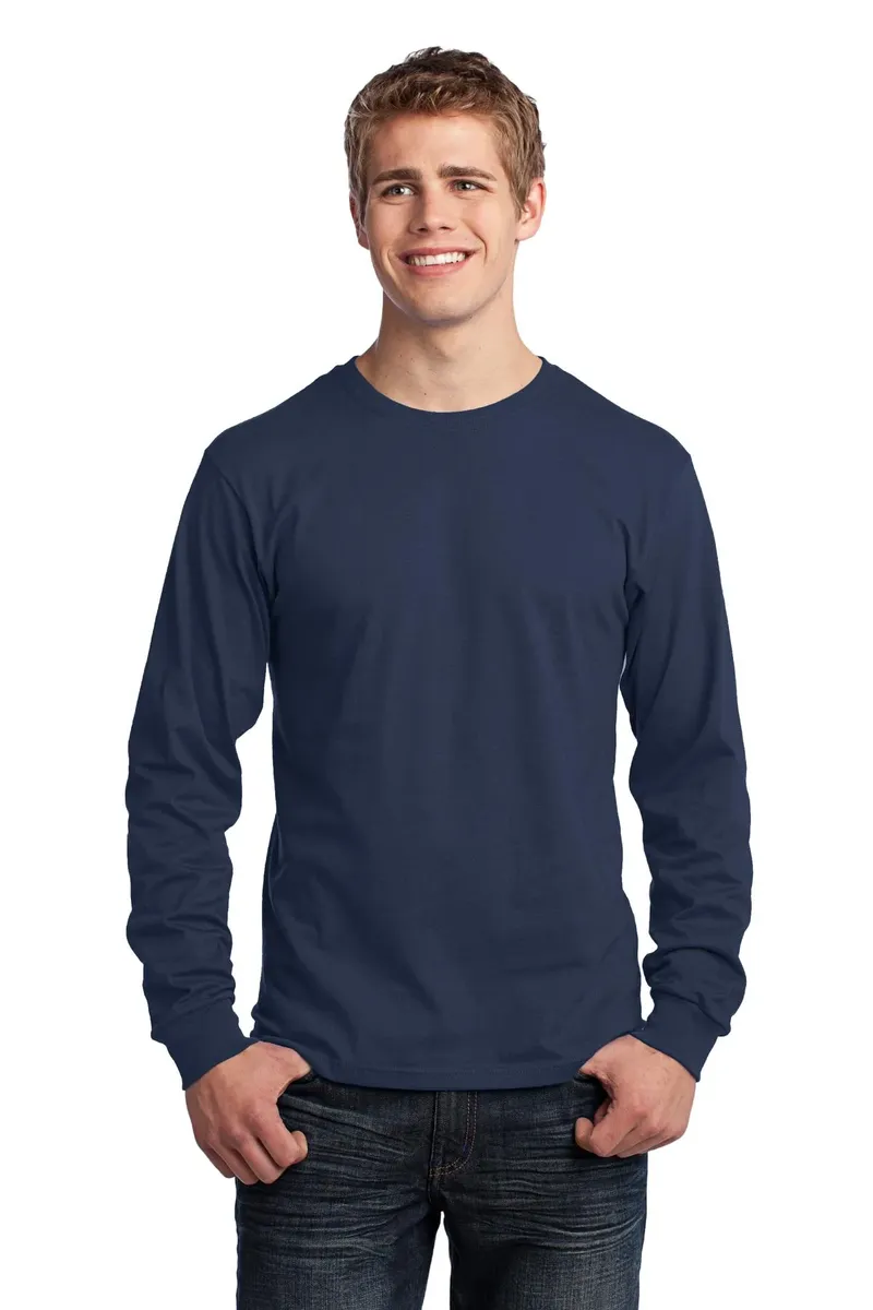 Port & Co Long Sleeve Core Cotton Tee. PC54LS - additional view 5