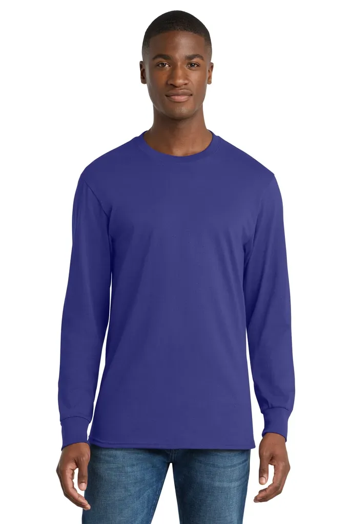 Port & Co Long Sleeve Core Cotton Tee. PC54LS - additional view 15