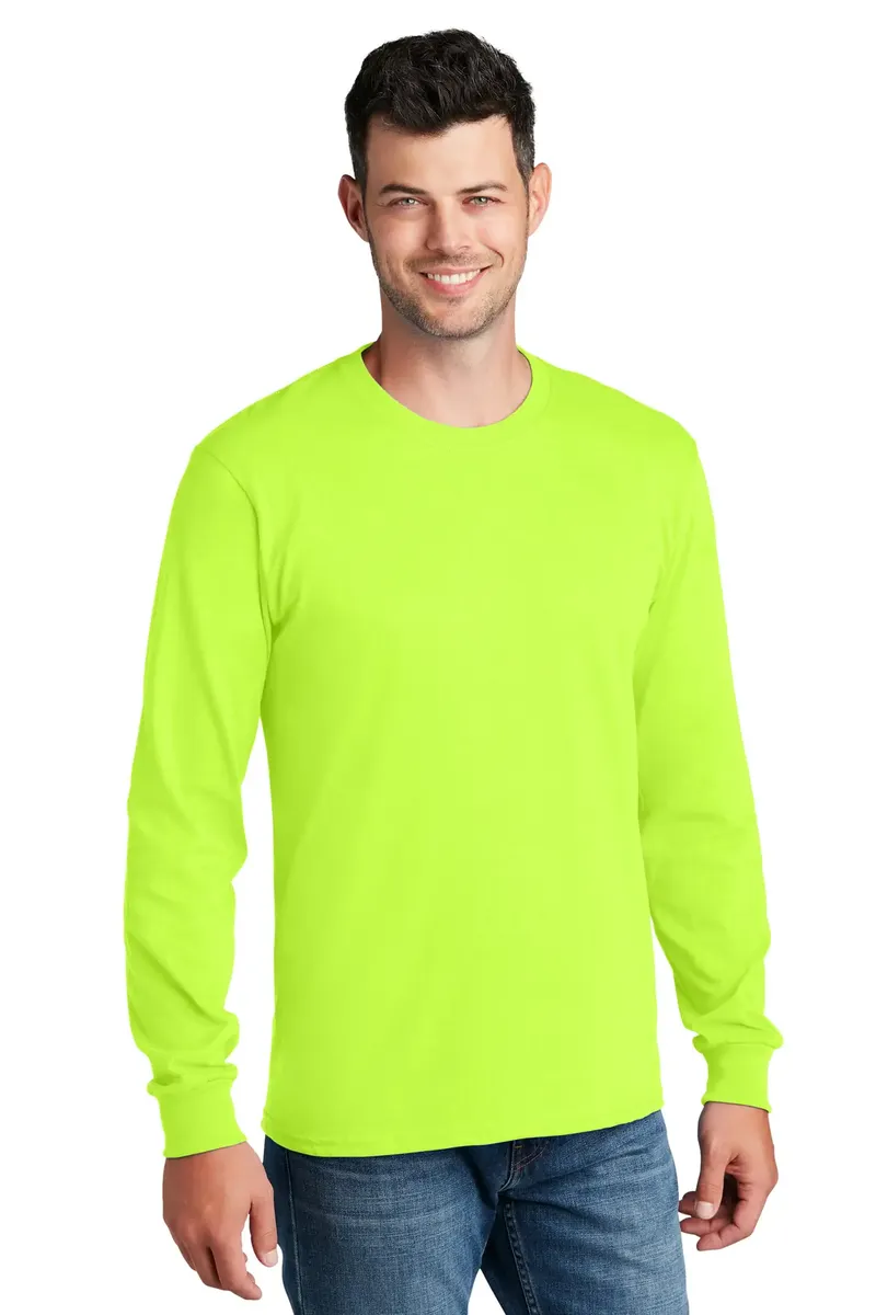 Port & Co Long Sleeve Core Cotton Tee. PC54LS - additional view 8