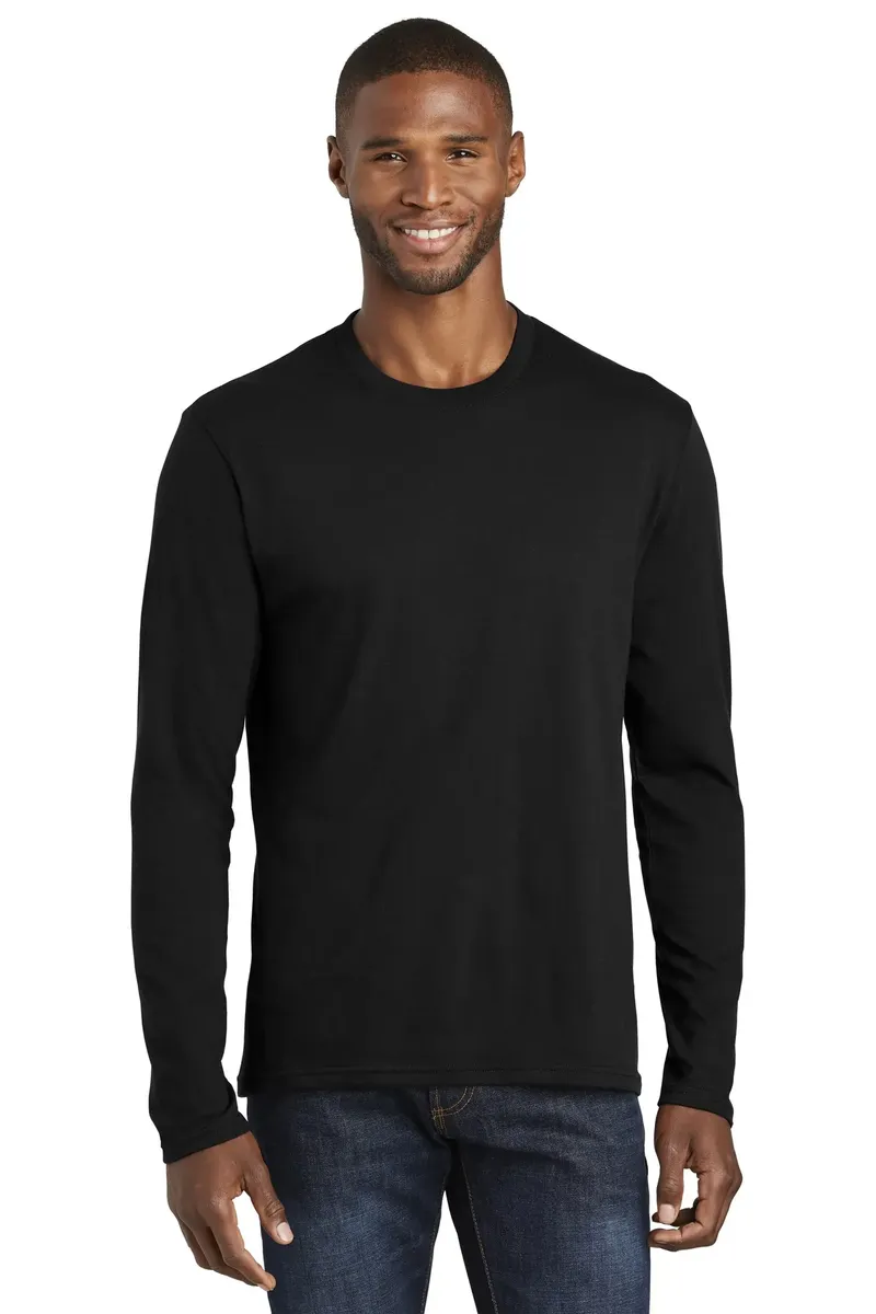 Port & Co Long Sleeve Fan Favorite  Blend Tee. PC455LS - additional view 6