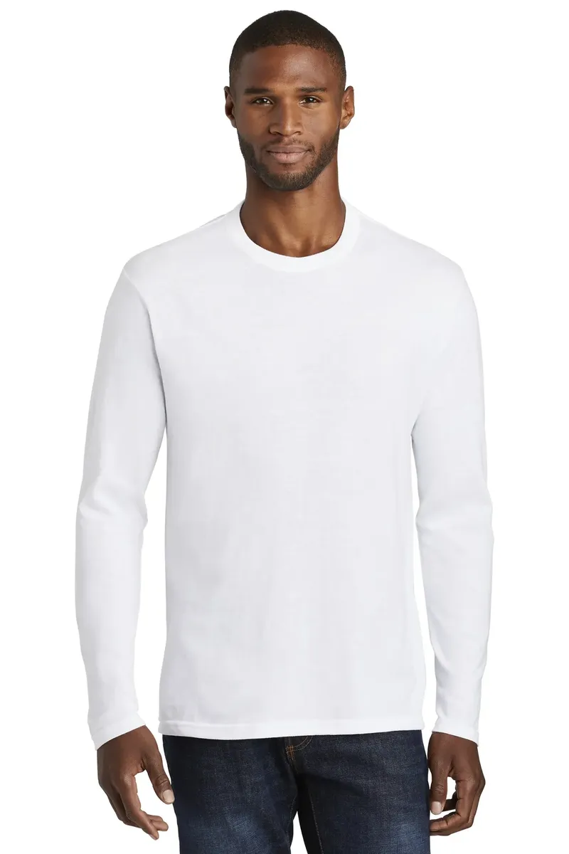 Port & Co Long Sleeve Fan Favorite Blend Tee. PC455LS