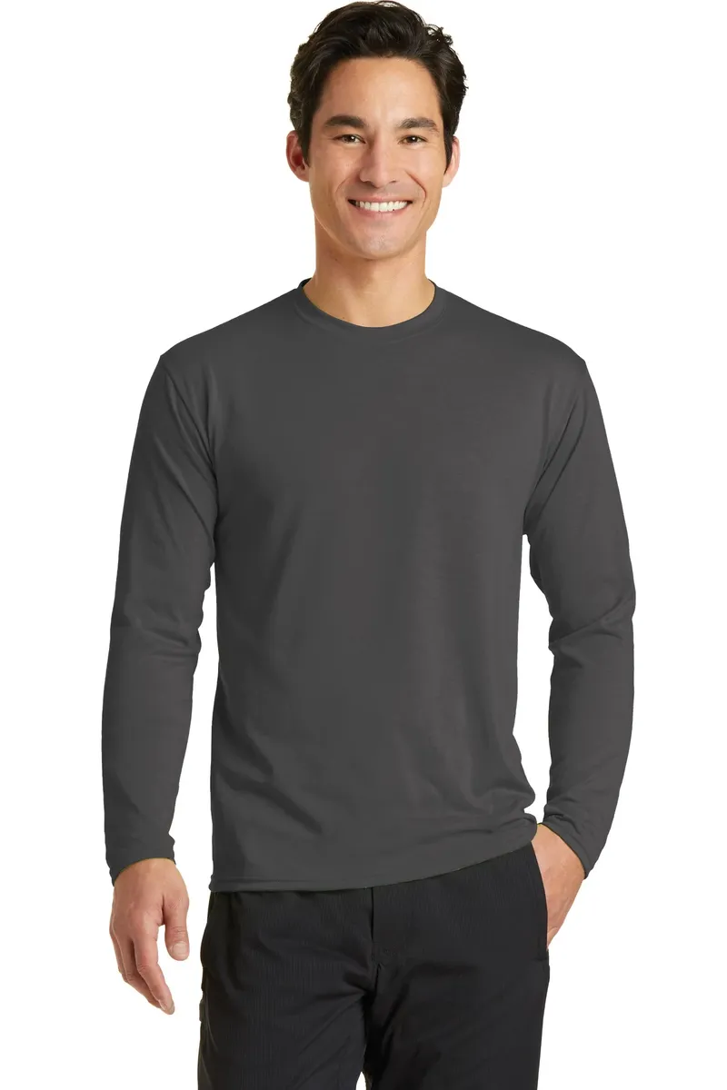 Port & Co Long Sleeve Performance Blend Tee. PC381LS - additional view 4