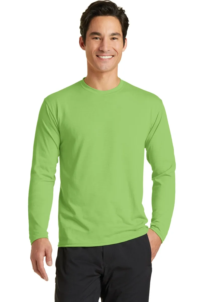 Port & Co Long Sleeve Performance Blend Tee. PC381LS - additional view 1