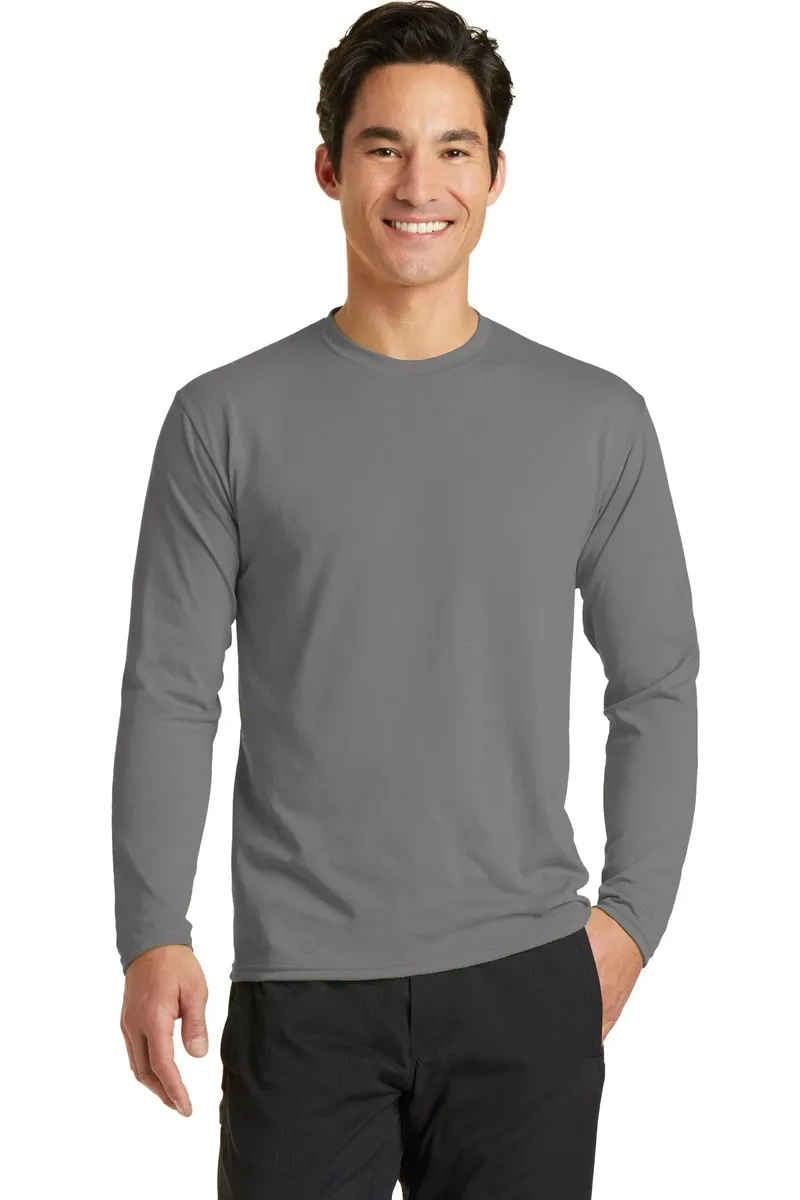 Port & Co Long Sleeve Performance Blend Tee. PC381LS - additional view 11