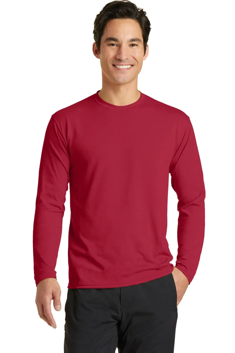 Port & Co Long Sleeve Performance Blend Tee. PC381LS - additional view 12