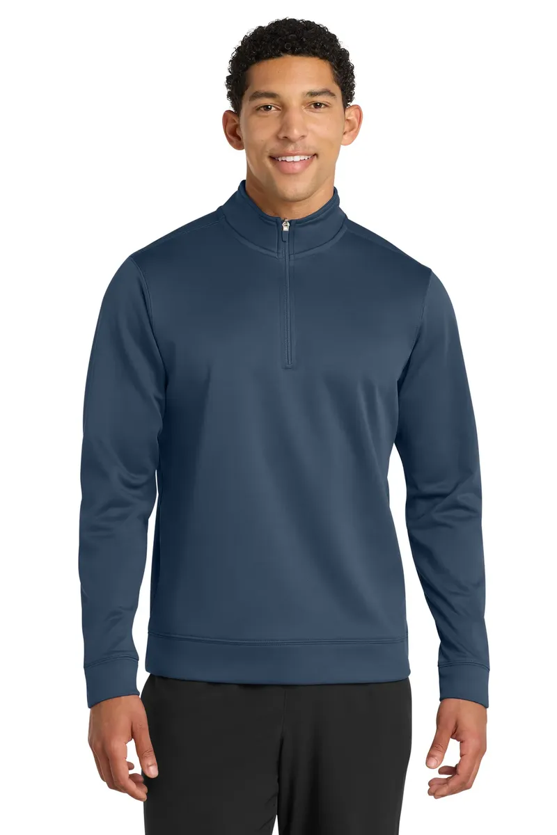 Port & Co Performance Fleece 1/4-Zip Pullover Sweatshirt. PC590Q - additional view 2