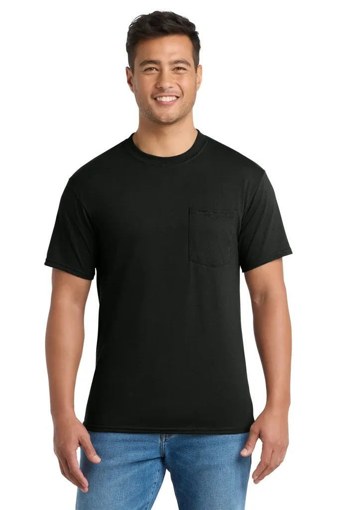 Port & Co Tall Core Blend Pocket Tee. PC55PT - additional view 10