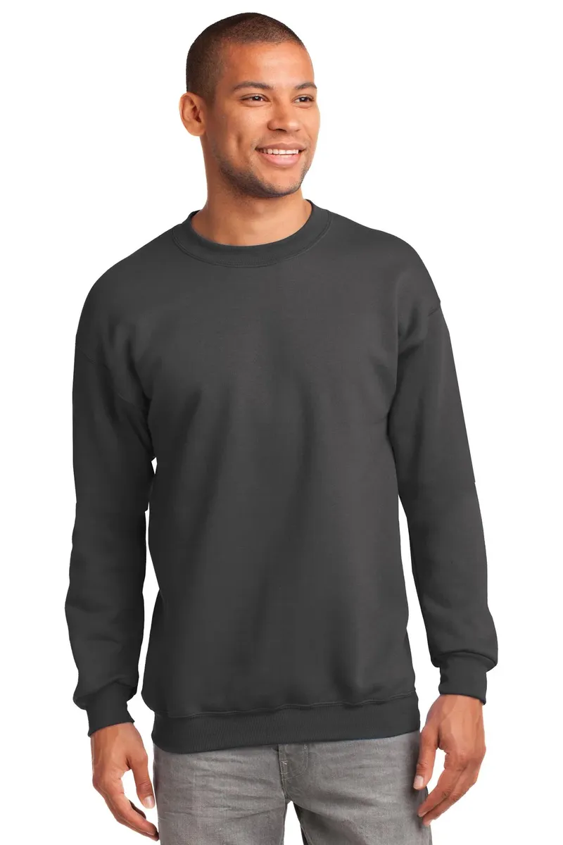 Port & Co Tall Essential Fleece Crewneck Sweatshirt. PC90T - additional view 4