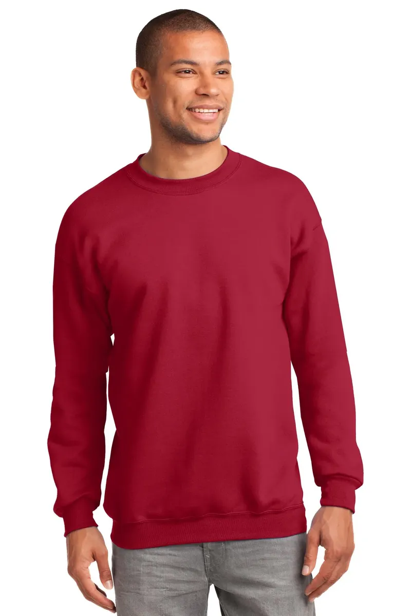Port & Co Tall Essential Fleece Crewneck Sweatshirt. PC90T - additional view 8
