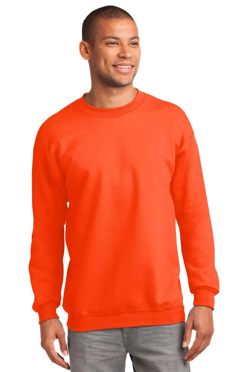 Port & Co Tall Essential Fleece Crewneck Sweatshirt. PC90T - additional view 2