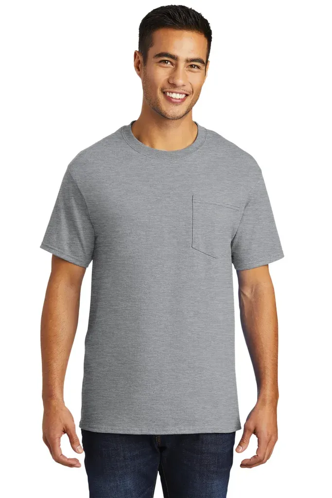 Port & Co Tall Essential Pocket Tee. PC61PT - additional view 9