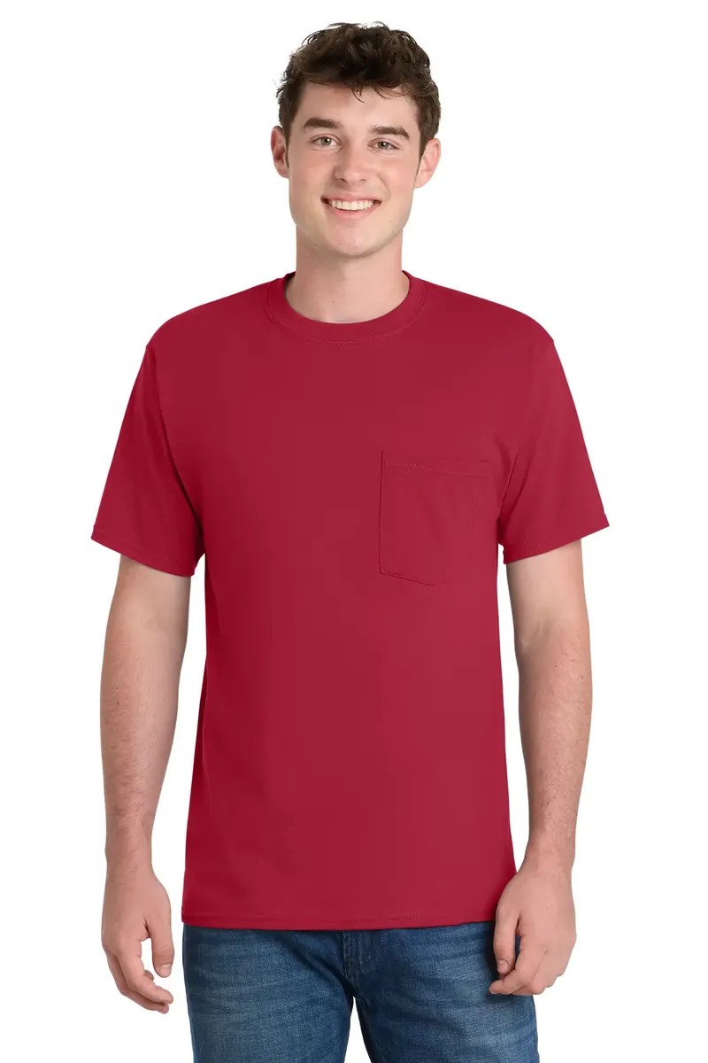 Port & Co Tall Essential Pocket Tee. PC61PT - additional view 1