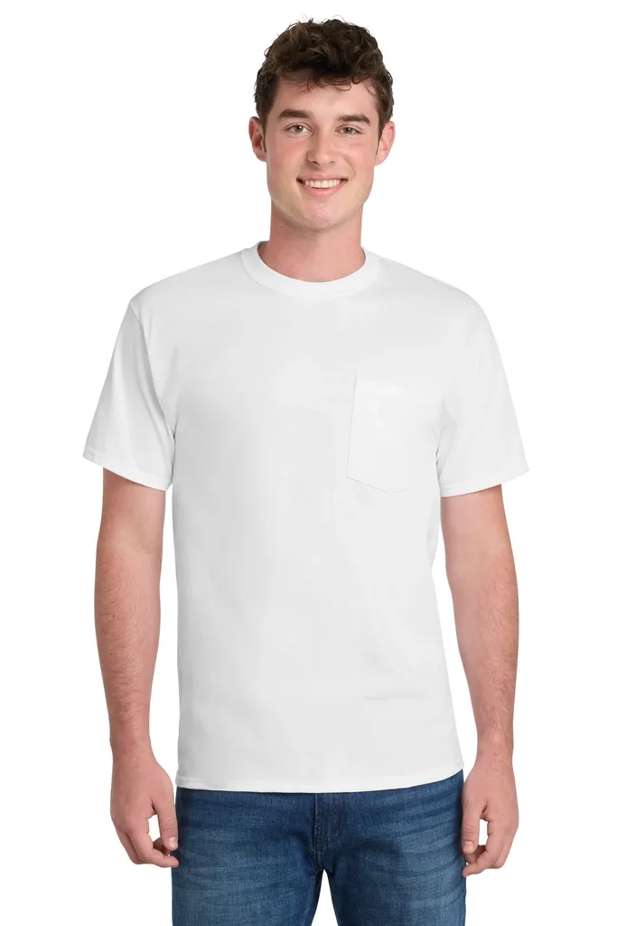 Port & Co Tall Essential Pocket Tee. PC61PT - additional view 6