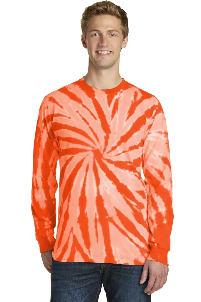 Port & Co Tie-Dye Long Sleeve Tee. PC147LS