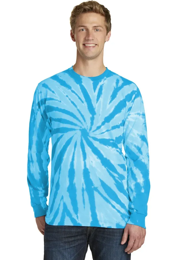 Port & Co Tie-Dye Long Sleeve Tee.  PC147LS - additional view 4