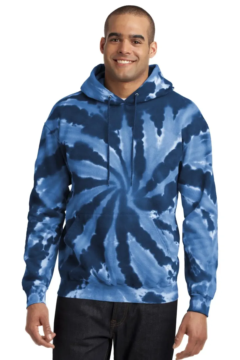 Port & Co Tie-Dye Pullover Hooded Sweatshirt. PC146 - additional view 5