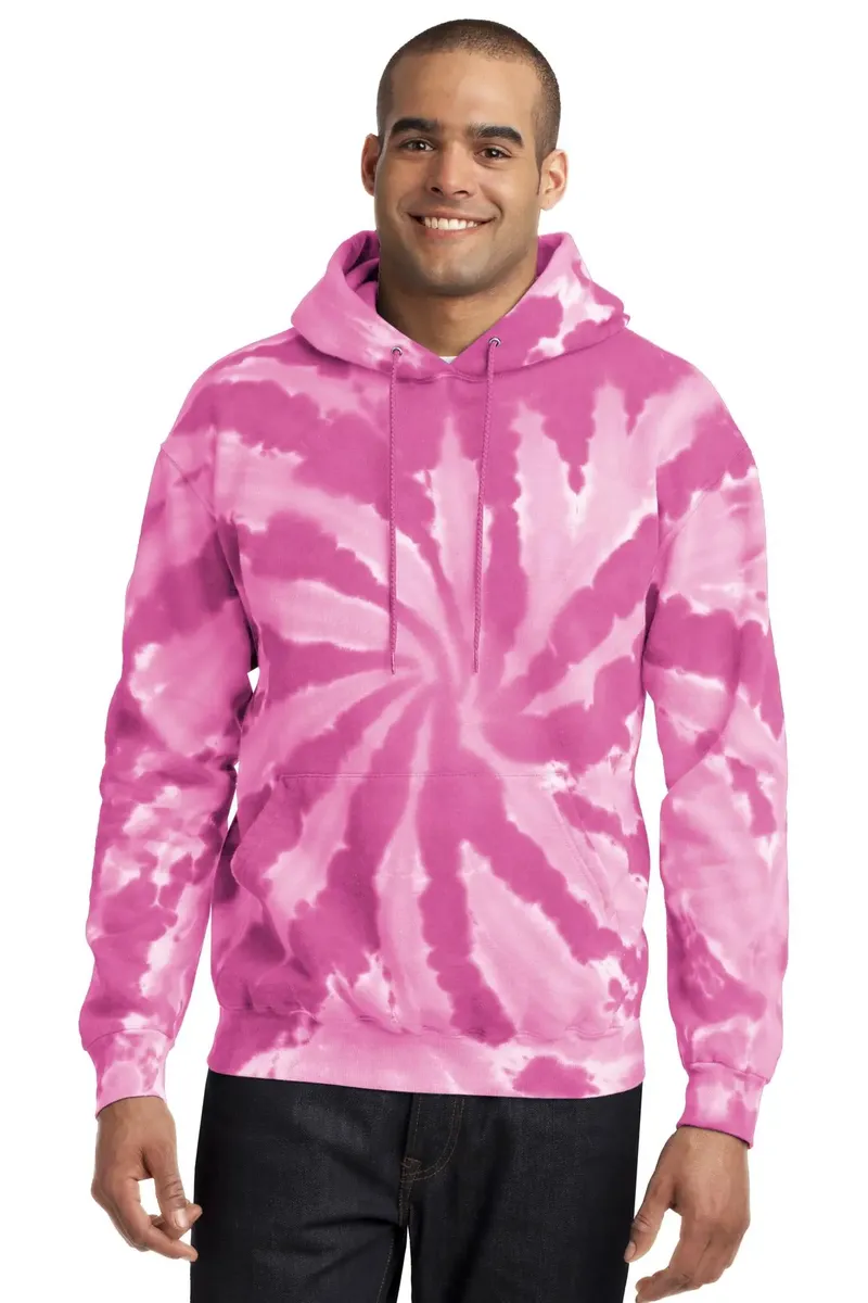 Port & Co Tie-Dye Pullover Hooded Sweatshirt. PC146 - additional view 8