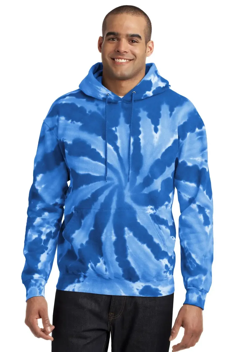 Port & Co Tie-Dye Pullover Hooded Sweatshirt. PC146 - additional view 9
