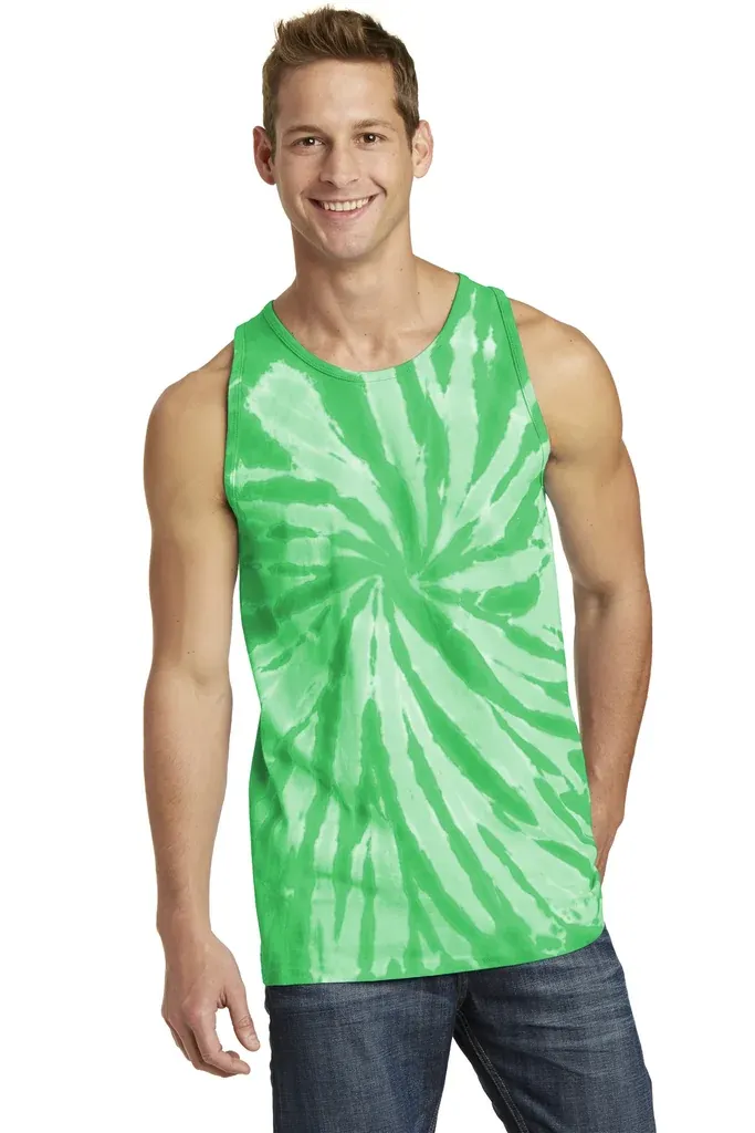 Port & Co Tie-Dye Tank Top.  PC147TT - additional view 2